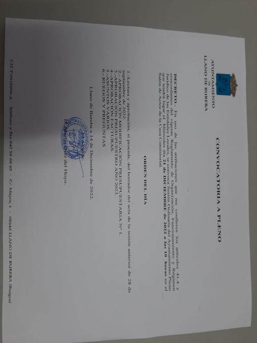 convocatoria pleno